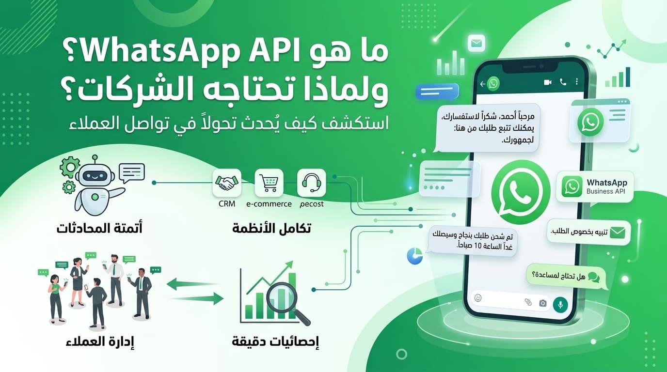 ما هو WhatsApp API؟ ولماذا تحتاجه الشركات؟